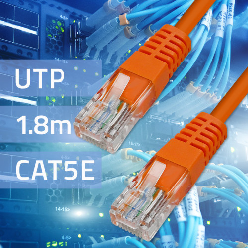 Cablu de conectare Qoltec Crossover | CAT5E | UTP | 1.8m
