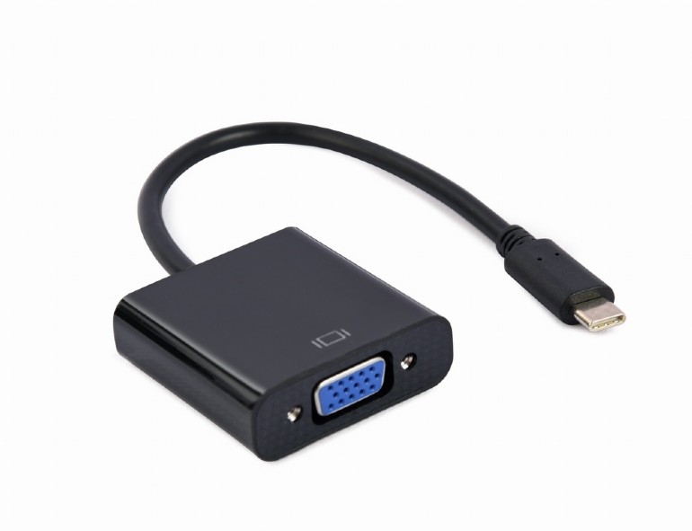 Adaptor Gembird USB-C la VGA 15 cm