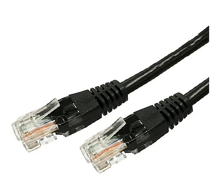 Cablu UTP cat.5e RJ45 UTP 1m. negru bulk