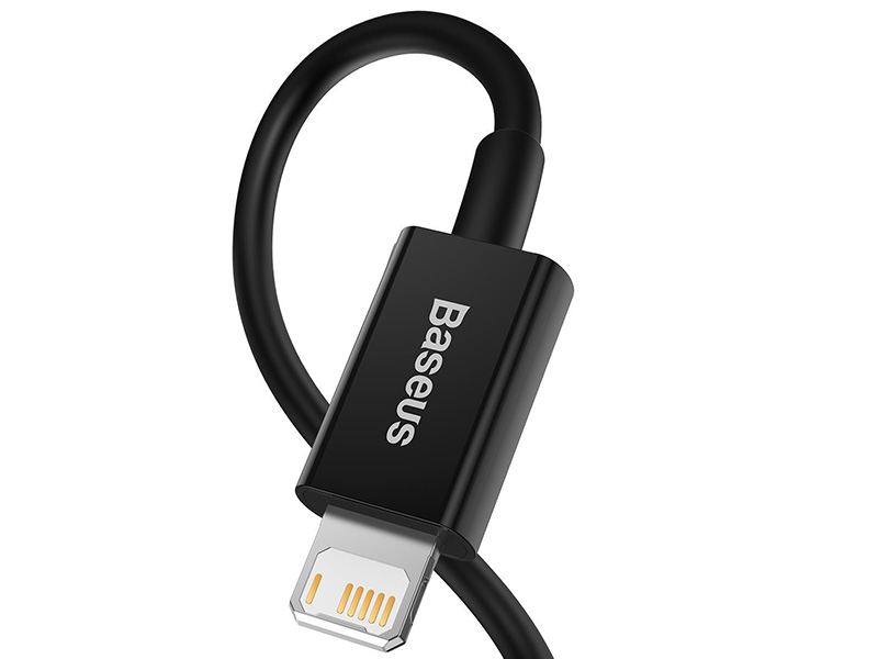 Cablu USB Male la Lightning Male Baseus Superios  CALYS-C01  2m negru