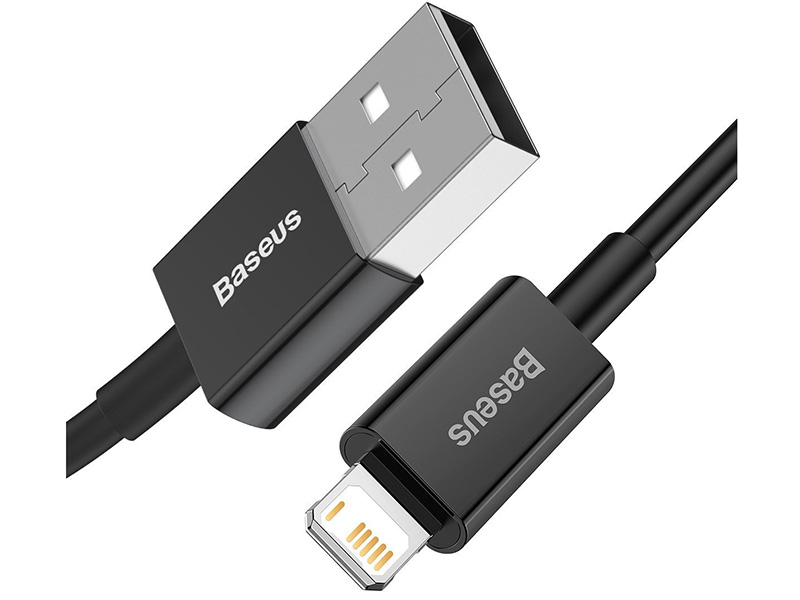 Cablu USB Male la Lightning Male Baseus Superios  CALYS-C01  2m negru