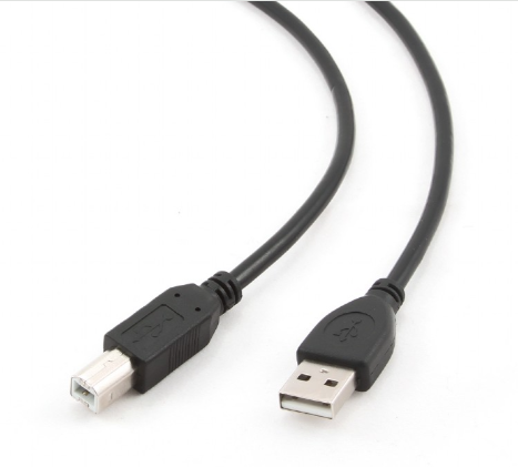 Cablu USB Gembird imprimanta USB 2.0 (T) la USB 2.0 Type-B (T) 1.8m conectori auriti,