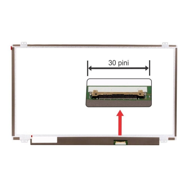 Laptop display 15.6 inch slim 1366x768 HD NT156WHM-N32 30pin