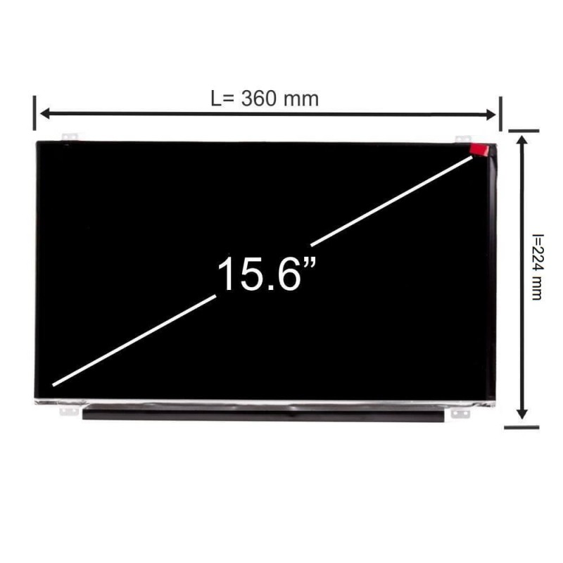 Laptop display 15.6 inch slim 1366x768 HD NT156WHM-N32 30pin