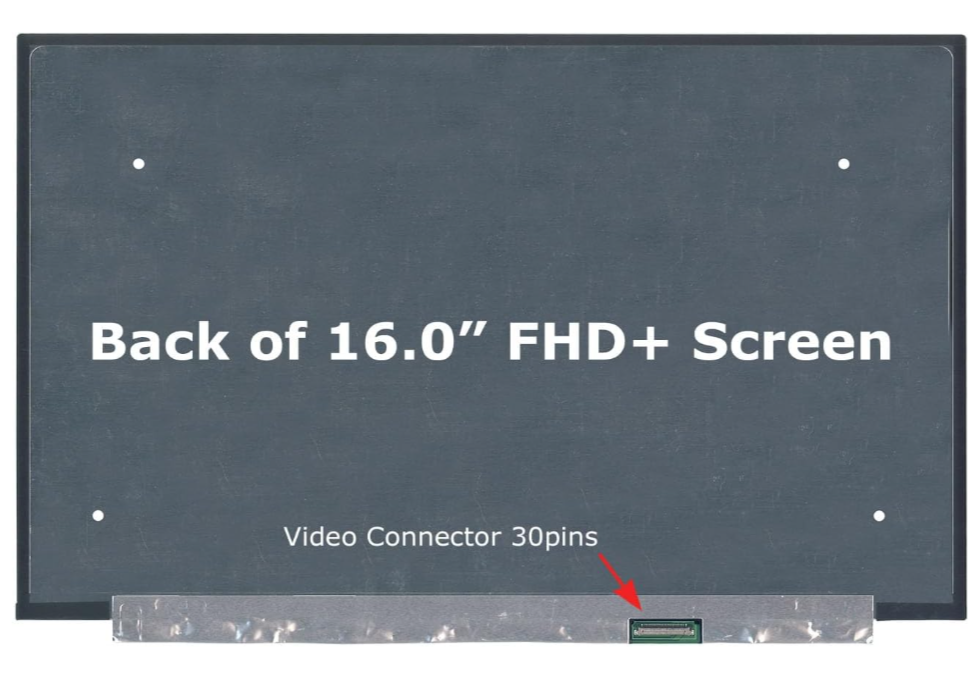 Laptop display 16 inch slim 190x1200 NV160WUM-N48 60Hz 30 pin no bracket