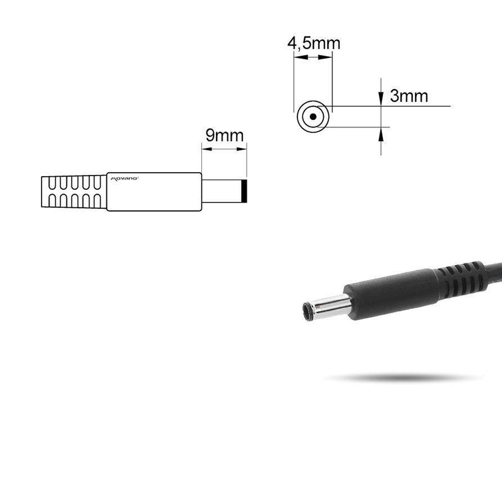 Incarcator laptop Dell 65W 19.5V 3.34A mufa 4.5x3.0mm cu pin interior