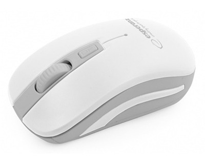 Mouse Wireless ESPERANZA Uranus EM126EW, fara fir, USB, 1600 dpi alb