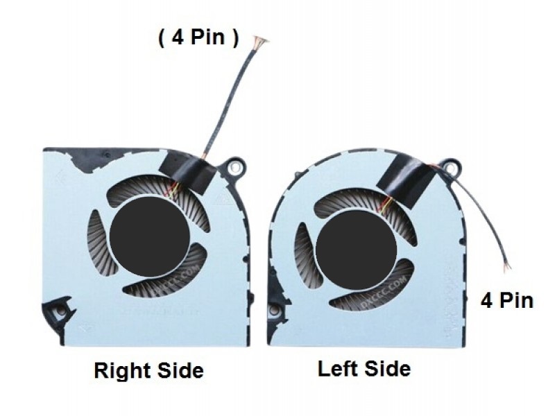 Set Cooler/FAN laptop Acer Nitro 5 Spin A515-54 AN515-55 AN517-41 AN517-51 Nitro 7 AN517 Predator Helios 300