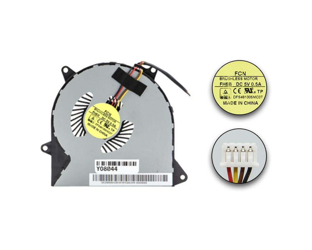 Cooler/FAN laptop Lenovo IdeaPad  100-14IBD 110-14AST 110-15AST 110-17ACL 110-17IKB 110-17ISK  B50-50 V110-17IKB V110-17ISK 100-15IBD 110-15ACL 4PIN