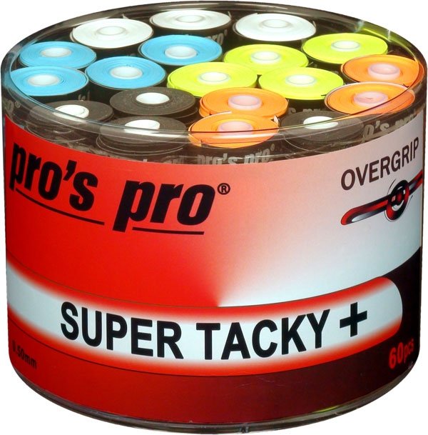 Pro's Pro SUPER TACKY PLUS - overgrip 60 buc asortat