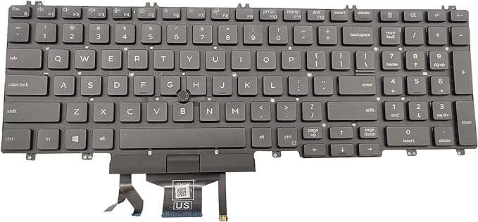 Laptop keyboard Dell Precision 3500 3501 3540 3541 Latitude 5500 5501 5510 0MMHTV