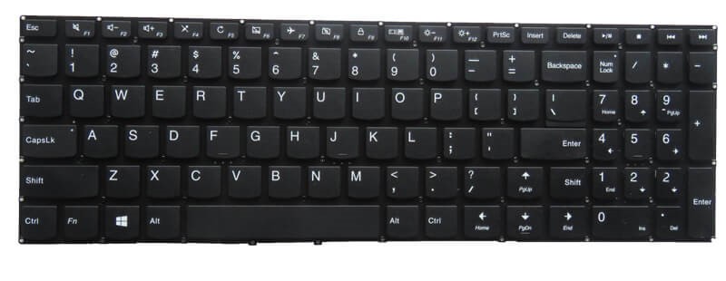 Tastatura laptop Lenovo Ideapad 110-15ISK 110-17IKB V110-17ISK  V310-15IKB  V510-15IKB no power button
