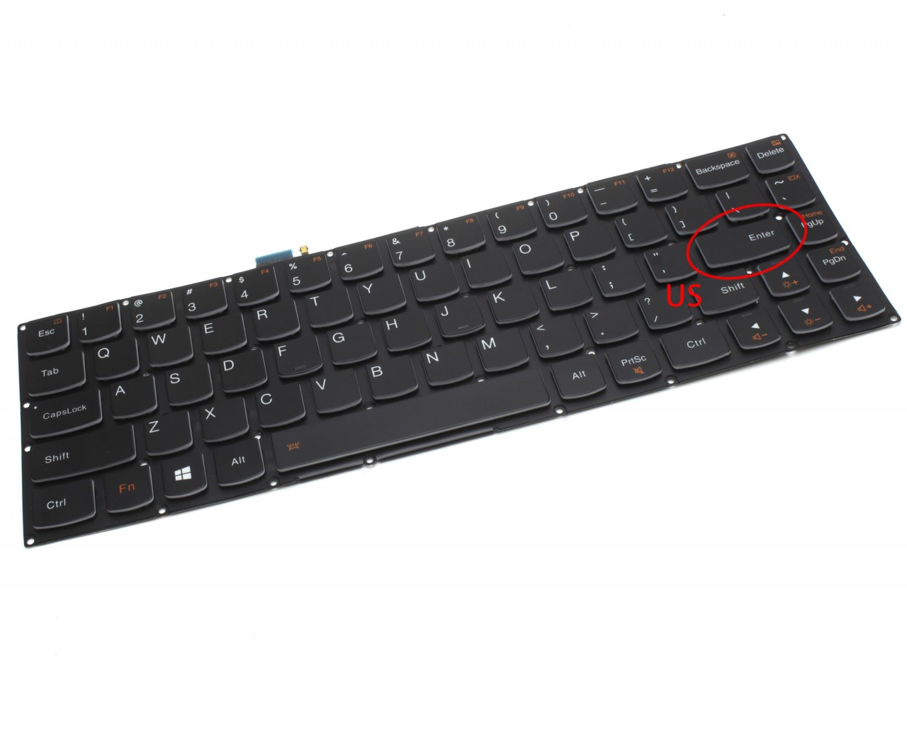 Tastatura laptop pentru Lenovo Yoga 3 Pro 1370 IdeaPad Yoga 3 Pro 13 fara rama iluminata