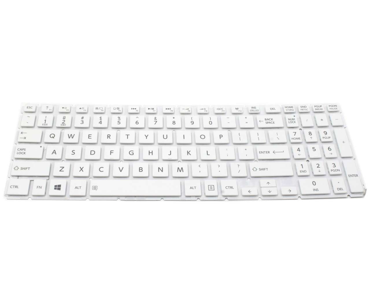 Tastatura laptop Toshiba L50-C C55-C C50-C alba