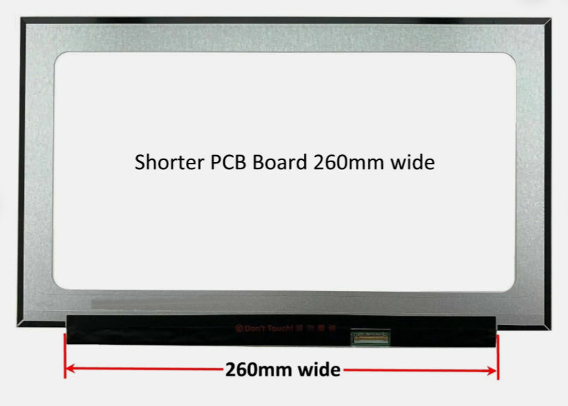 Laptop display 15.6 inch 1920x1080 Full HD NT156FHM-N43 no brackets 30pin