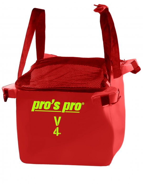 Pro's Pro geanta depozitare mingi capacitate 150 mingi culoare rosie